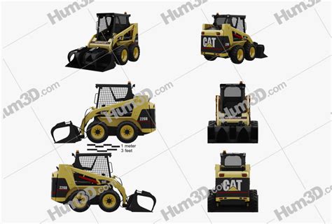 caterpillar skid steer blue prints|Caterpillar 226B Skid Steer Loader Blueprint .